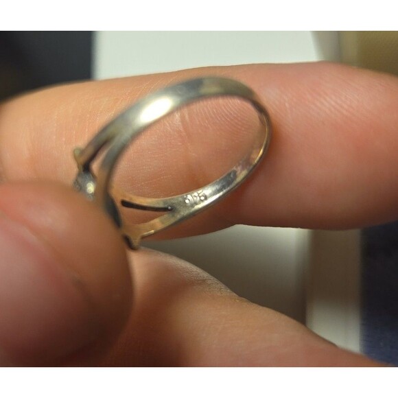 Vintage Sterling Silver Ring Sz 4.5 NS - Picture 3 of 4